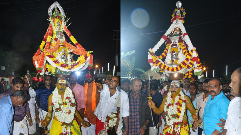 ಮಡಿಕೇರಿ ದಸರಾಕ್ಕೆ ವೈಭವೋಪೇತ ಚಾಲನೆ – ಕಣ್ಮನ ಸೆಳೆದ ಕರಗ