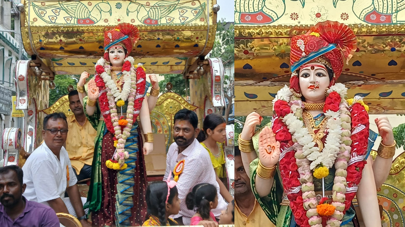 ರಾಯಚೂರಿನಲ್ಲಿ ಶರನ್ನವರಾತ್ರಿ ಅದ್ಧೂರಿ ಆಚರಣೆ; ಗೌಳಿ ಸಮಾಜದಿಂದ ಅಂಬಾಭವಾನಿ ಮೆರವಣಿಗೆ