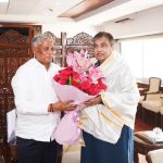 ಗಡ್ಕರಿಯನ್ನು ಭೇಟಿಯಾದ ಸೋಮಣ್ಣ- ತುಮಕೂರು ರಾಷ್ಟ್ರೀಯ ಹೆದ್ದಾರಿ ನಿರ್ಮಾಣಗಳ ಬಗ್ಗೆ ಚರ್ಚೆ
