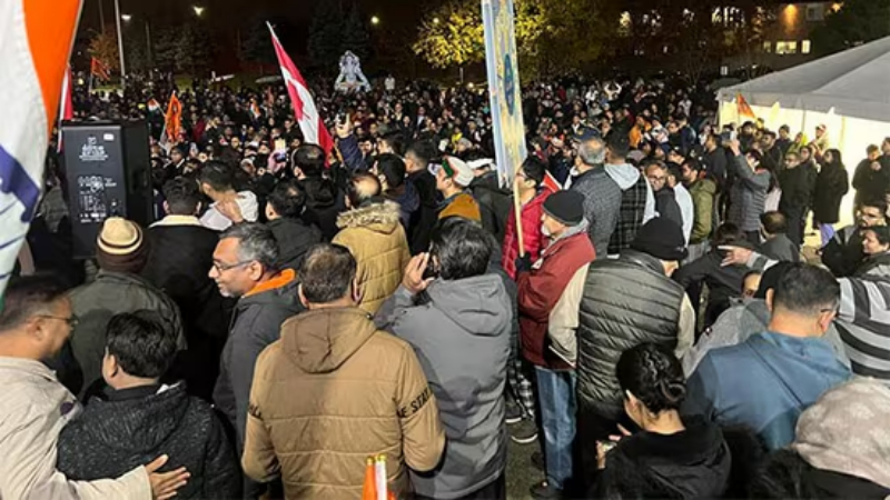Canada| ಹಿಂದೂಗಳ ಮೇಲೆ ಖಲಿಸ್ತಾನಿ ಪ್ರತ್ಯೇಕವಾದಿಗಳಿಂದ ಹಲ್ಲೆ ಖಂಡಿಸಿ ಪ್ರತಿಭಟನೆ