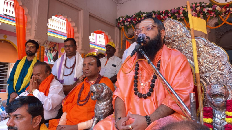ತಾಯಿ ಮನೆ ಬಿಜೆಪಿಗೆ ಈಶ್ವರಪ್ಪ ಬೇಗ ವಾಪಸಾಗಬೇಕು: ಕಾಶಿ ಚಂದ್ರಶೇಖರ ಶಿವಾಚಾರ್ಯ ಸ್ವಾಮೀಜಿ