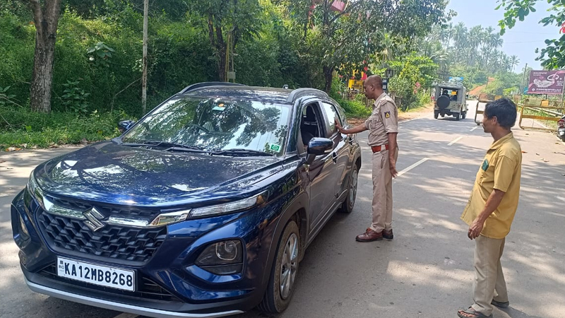 ವಿಕ್ರಮ್‌ ಗೌಡ ಎನ್‌ಕೌಂಟರ್‌ ಬಳಿಕ ಕೊಡಗಿನಲ್ಲಿ – ಸಂಪಾಜೆ ಚೆಕ್‌ಪೋಸ್ಟ್‌ನಲ್ಲಿ ತಪಾಸಣೆ ತೀವ್ರ