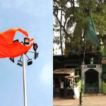 Shiggaon| ವಿವಾದದ ಬಳಿಕ ಸಂತೆ ಮೈದಾನದಲ್ಲಿ ಹಸಿರು ಬಾವುಟ, ಭಗವಾಧ್ವಜ ತೆರವು