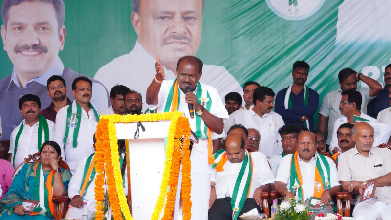ರಾಜ್ಯದಲ್ಲಿ ಮತ್ತೆ ಸುವರ್ಣಯುಗ ಆಡಳಿತಕ್ಕೆ ಬರಲಿದೆ, ಅದಕ್ಕಾಗಿ ನಿಖಿಲ್‌ ಗೆಲ್ಲಿಸಿ: ಹೆಚ್‌ಡಿಕೆ ಮನವಿ