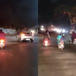 ರೈಡಿಂಗ್‌ ಮಾಡುತ್ತಾ, ನಾಯಿ ಓಡಿಸುತ್ತಾ ಬೆಂಗಳೂರು ರಸ್ತೆಯಲ್ಲಿ ಹುಚ್ಚಾಟ!