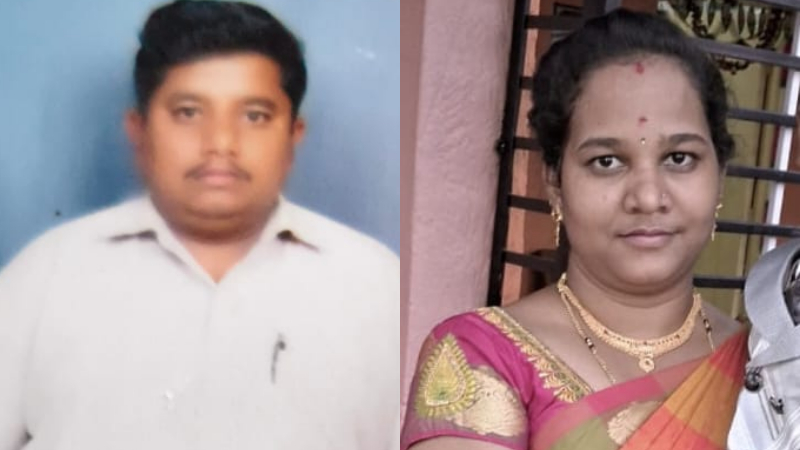 ಕತ್ತು ಹಿಸುಕಿ ಪತ್ನಿಯ ಕೊಲೆ – ಪತಿ ನೇಣಿಗೆ ಶರಣು