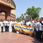 ಲೋಕಸಭೆಯಲ್ಲಿ ಡಿಎಂಕೆ ಸಂಸದರ ಟಿ-ಶರ್ಟ್ ಪ್ರತಿಭಟನೆ: ಸದನದಲ್ಲಿ ಗದ್ದಲ