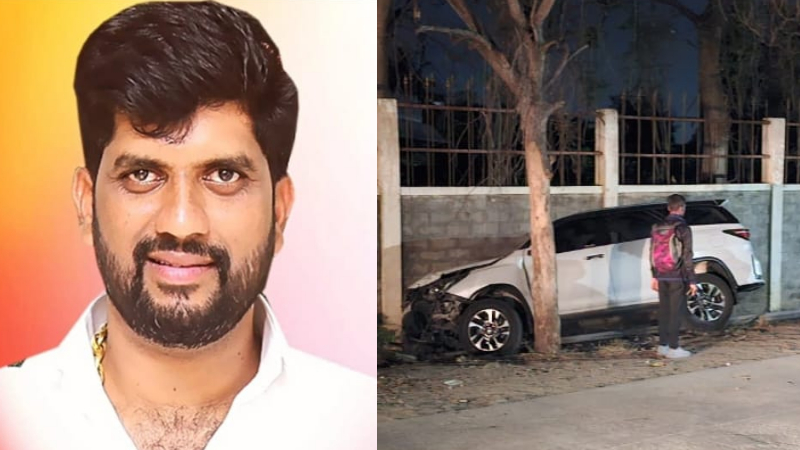 ಕಾರು ಚಾಲನೆ ಮಾಡುವಾಗಲೇ ಹೃದಯಾಘಾತ – ಗುತ್ತಿಗೆದಾರ ದುರ್ಮರಣ