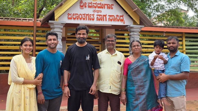 ಗೌತಮಿ ದಂಪತಿ ಜೊತೆ ಕುಟುಂಬ ಸಮೇತ ಉಗ್ರಂ ಮಂಜು ಟೆಂಪಲ್ ರನ್