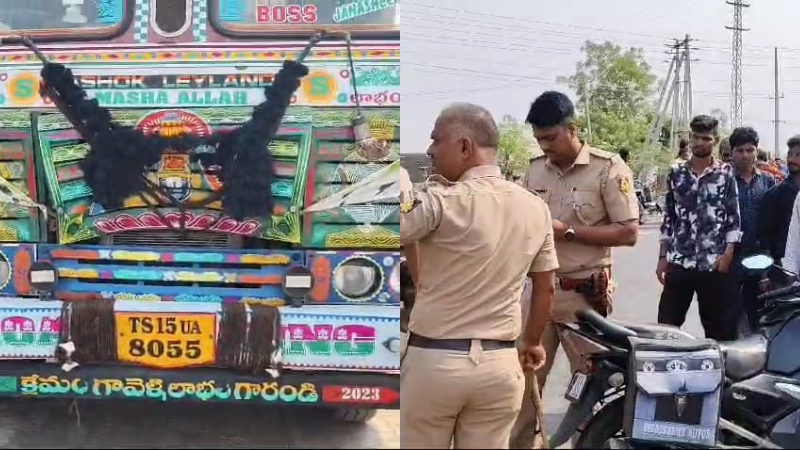ಎಸ್‌ಎಸ್‌ಎಲ್‌ಸಿ ಪರೀಕ್ಷೆಗೆ ಮಕ್ಕಳನ್ನು ಕರೆದುಕೊಂಡು ಹೋಗುವಾಗ ಲಾರಿ ಡಿಕ್ಕಿ – ತಂದೆ ಸ್ಥಳದಲ್ಲೇ ಸಾವು