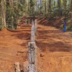 a dream of 7 decades was shattered the forest department fenced the road before tarring it kalasa chikkamgaluru