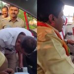 disciplinary action against badami police officers who fell on swamiji's feet transfer to different police stations bagalkote