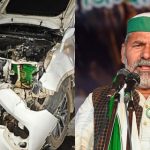 farmer leader rakesh tikait in car crash, says seatbelt saved him