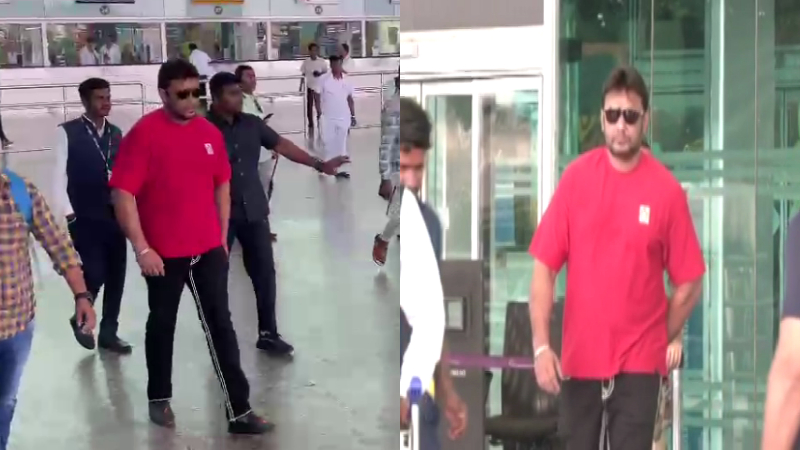 ರಾಜಸ್ಥಾನದಲ್ಲಿ `ಡೆವಿಲ್’ ಶೂಟಿಂಗ್ ಮುಗಿಸಿ ಪತ್ನಿ, ಪುತ್ರನೊಂದಿಗೆ ದರ್ಶನ್ ವಾಪಸ್