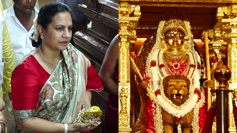 ಕಾಪು ಮಾರಿಗುಡಿಗೆ ಅಶ್ವಿನಿ ಪುನೀತ್ ರಾಜ್‌ಕುಮಾರ್ ಭೇಟಿ