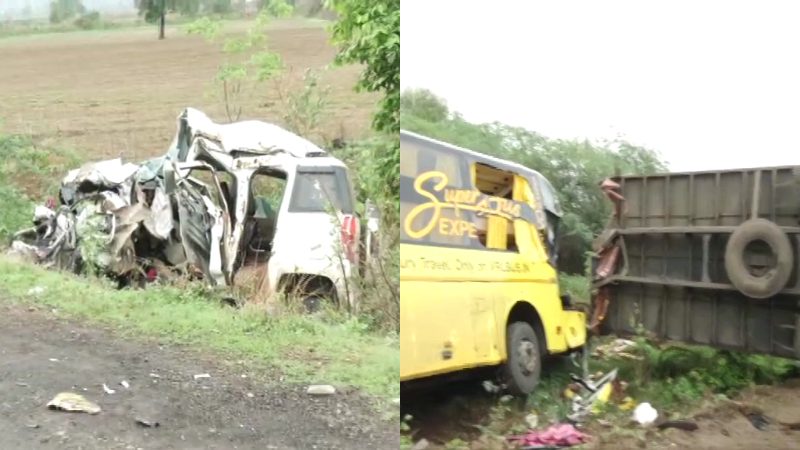 ವಿಜಯಪುರದಲ್ಲಿ ಭೀಕರ ಅಪಘಾತ – ಐವರು ದುರ್ಮರಣ
