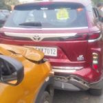 ನೆಲಮಂಗಲದಲ್ಲಿ ಸರಣಿ ಅಫಘಾತ – ಅದೃಷ್ಟವಶಾತ್‌ ವಾಹನ ಸವಾರರು ಪಾರು