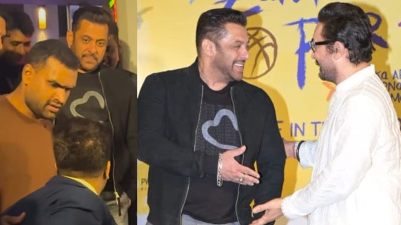 ಸ್ಟೆಪ್ ಹತ್ತಿ ಓಡೋಡಿ ಬಂದ – ಅಪರಿಚಿತನನ್ನು ನೋಡಿ ಸಲ್ಲು ಶಾಕ್‌!