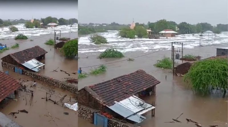 ಗುಜರಾತ್‌ನಲ್ಲಿ ಪ್ರವಾಹ ಪರಿಸ್ಥಿತಿ – 9 ಜನರಿದ್ದ ಇಕೋ ಕಾರು ನೀರುಪಾಲು, ನಾಲ್ವರು ಸಾವು