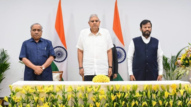 ಸಂವಿಧಾನದ ಪೀಠಿಕೆ ರಾಷ್ಟ್ರದ ಆತ್ಮ, ತಿದ್ದುಪಡಿಯಿಂದ ಸಂವಿಧಾನದ ಆಶಯಕ್ಕೆ ಧಕ್ಕೆಯಾಗಿದೆ: ಜಗದೀಪ್ ಧನ್ಕರ್ ಕಳವಳ