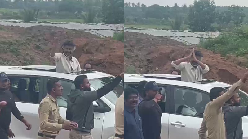 ಮೈಸೂರು | ಕಿಕ್ಕಿರಿದು ಸೇರಿದ್ದ ಅಭಿಮಾನಿಗಳತ್ತ ಕೈ ಬೀಸಿದ ತಲೈವಾ!