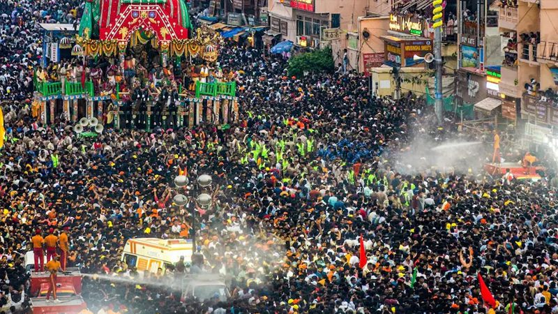 ಪುರಿ ಜಗನ್ನಾಥ ರಥೋತ್ಸವ ವೇಳೆ ಕಾಲ್ತುಳಿತ – 600ಕ್ಕೂ ಹೆಚ್ಚು ಭಕ್ತರು ಅಸ್ವಸ್ಥ, 40ಕ್ಕೂ ಹೆಚ್ಚು ಜನರ ಸ್ಥಿತಿ ಚಿಂತಾಜನಕ