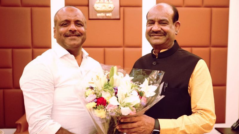 ಲೋಕಸಭಾಧ್ಯಕ್ಷ ಓಂ ಬಿರ್ಲಾರನ್ನು ಭೇಟಿ ಮಾಡಿದ ಯು.ಟಿ.ಖಾದರ್