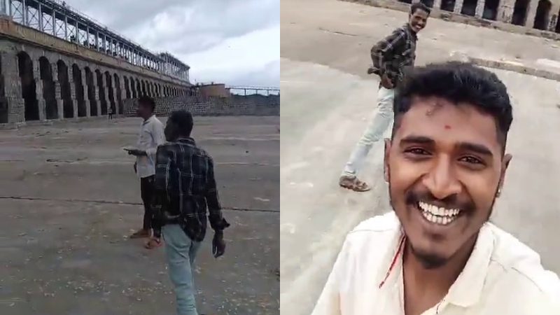 ಕೆಆರ್‌ಎಸ್ ಅಣೆಕಟ್ಟೆಯಲ್ಲಿ ಭದ್ರತಾ ವೈಫಲ್ಯ?- ಡ್ಯಾಂನ ಕ್ರಸ್ಟ್ ಗೇಟ್ ಬಳಿ ಓಡಾಡುತ್ತ ಸೆಲ್ಫಿ ವೀಡಿಯೋ