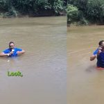 ನದಿಗಿಳಿದು ಡೇರ್‌ ರಿಪೋರ್ಟಿಂಗ್‌ – ಲೈವ್‌ ಮಾಡ್ತಿದ್ದಾಗಲೇ ಬಾಲಕಿ ಮೃತದೇಹದ ಮೇಲೆ ಕಾಲಿಟ್ಟ ಪತ್ರಕರ್ತ!