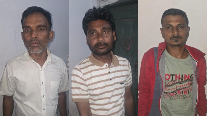 ಕಲಬುರಗಿ ಚಿನ್ನದಂಗಡಿ ದರೋಡೆ ಕೇಸ್; ಮೂವರು ಅಂತರರಾಜ್ಯ ದರೋಡೆಕೋರರ ಬಂಧನ