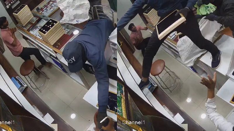 Bengaluru | ಬಾಗಿಲು ಮುಚ್ಚುವ ವೇಳೆ ಗನ್ ಹಿಡಿದು ಬಂದು ಚಿನ್ನದಂಗಡಿ ದರೋಡೆ