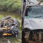 ಬೈಕ್‌ಗೆ ಡಿಕ್ಕಿಯಾಗಿ ಕಾಲುವೆಗೆ ಪಲ್ಟಿಯಾದ ಕಾರು – 7 ಮಂದಿ ದುರ್ಮರಣ