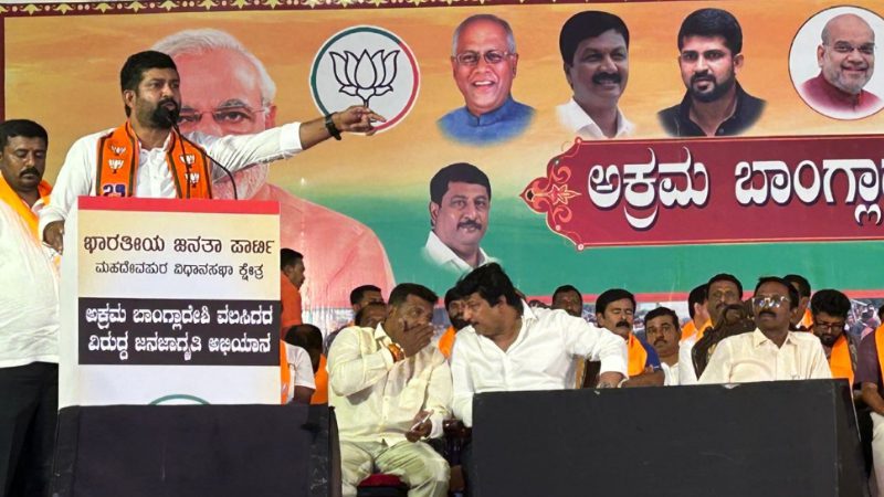 ಅಕ್ರಮ ಮುಸ್ಲಿಂ ವಲಸಿಗರು ಭಯೋತ್ಪಾದನೆ, ಜನೋತ್ಪಾದನೆಯಲ್ಲಿ ತೊಡಗಿದ್ದಾರೆ: ಪ್ರತಾಪ್‌ ಸಿಂಹ