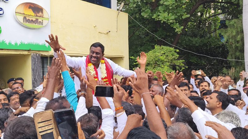 ಕಾಂಗ್ರೆಸ್‌ನಲ್ಲೇ ಒಳ ರಾಜಕಾರಣ| ತಗ್ಗಿದ ಭೀಮಾನಾಯ್ಕ್ ಬಲ- ರಾಘವೇಂದ್ರಗೆ ರಾಬಕೊವಿ ಫಲ