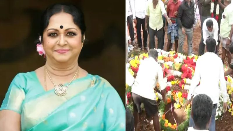 ಸಕಲ ಸರ್ಕಾರಿ ಗೌರವದೊಂದಿಗೆ ನೆರವೇರಿದ ಸರೋಜಾದೇವಿ ಅಂತ್ಯಸಂಸ್ಕಾರ