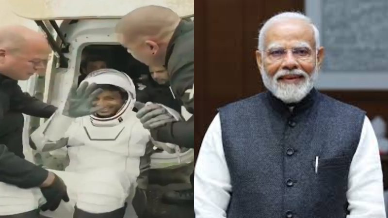 ಭೂಮಿಗೆ ವಾಪಸ್‌ ಆದ ಶುಭಾಂಶು ಶುಕ್ಲಾಗೆ ಪ್ರಧಾನಿ ಮೋದಿ ಸ್ವಾಗತ
