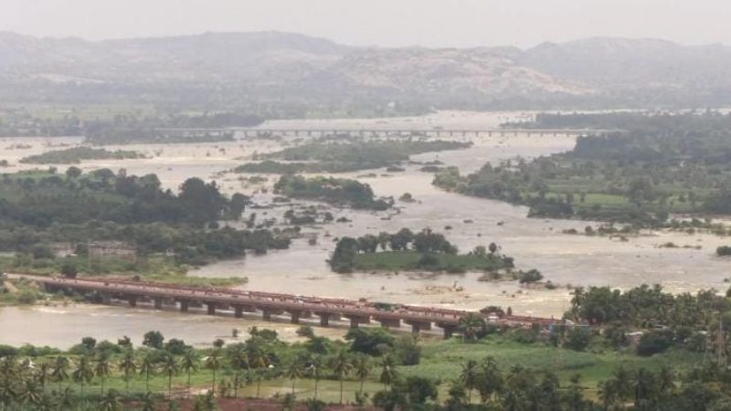 ಭಾಗಶಃ ಭರ್ತಿಯಾದ ತುಂಗಭದ್ರಾ ಜಲಾಶಯ