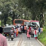 ಎರಡು ಬಸ್ಸು ಮುಖಾಮುಖಿ ಡಿಕ್ಕಿ – ಹಲವು ಪ್ರಯಾಣಿಕರಿಗೆ ಗಾಯ