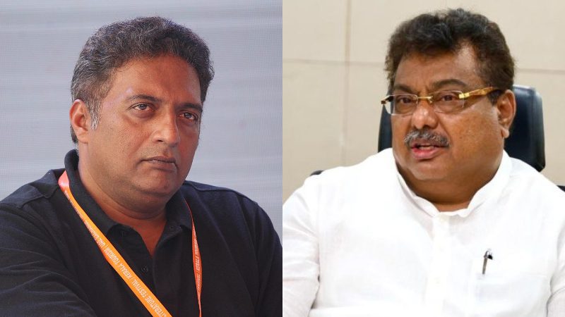 ಬಹುಭಾಷಾ ನಟ ಆಂಧ್ರ, ತಮಿಳುನಾಡಿನಲ್ಲೇಕೆ ಹೋರಾಡುತ್ತಿಲ್ಲ: ಪ್ರಕಾಶ್ ರೈಗೆ ಕುಟುಕಿದ ಎಂಬಿ ಪಾಟೀಲ್‌