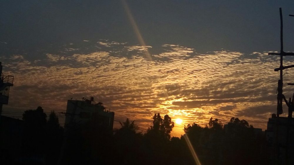 ಆಗಸದಲ್ಲಿ ಮೂಡಿತು ಸಮುದ್ರದ ಅಲೆಗಳು! 5 Sky Horamavu Banjara Layout 1