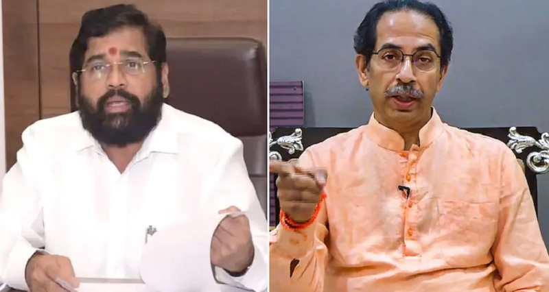 Eknath Shinde Uddhav Thackeray