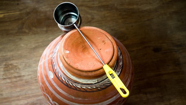 pot water