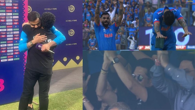 Virat Kohli And Sachin Tendulkar