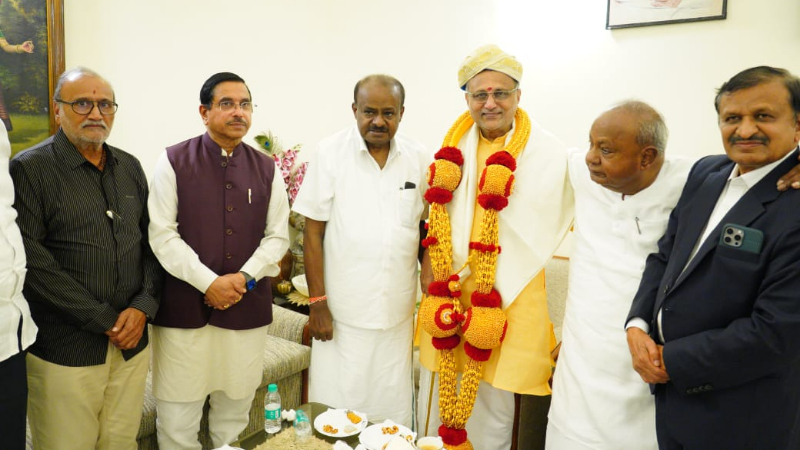 HD Deve Gowda CP Radhakrishnan