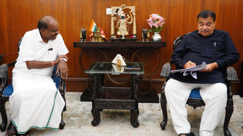 HD Kumaraswamy Nitin Gadkari
