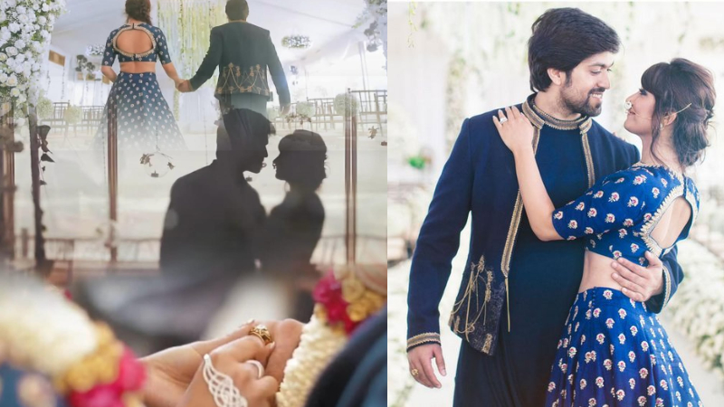 Love me like you do forever to go Yash Radhika Pandit Engagement 9th anniversary