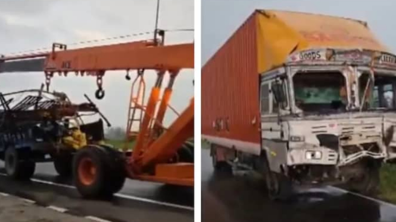 Uttar Pradesh Truck Tractor Trolley Accident