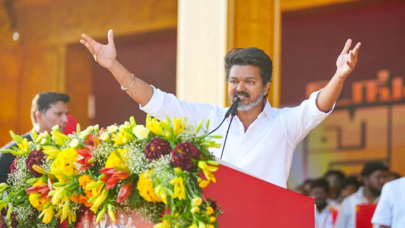 Vijays Rally in Madurai Thousands Gather for TVK Conference