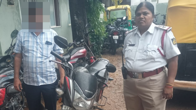 davangere bike ride by minor 25000 fine for owner