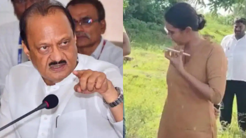 Ajit Pawar Heated Exchange With Woman IPS Officer Over